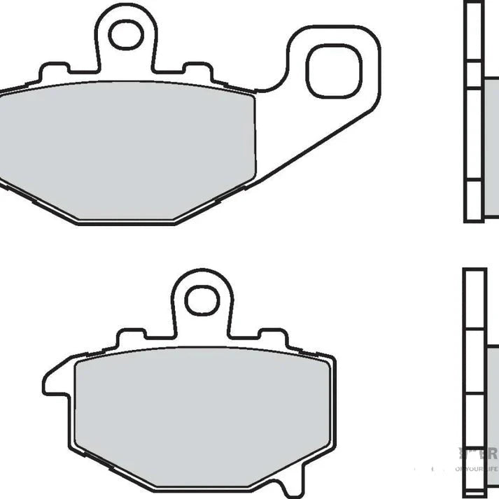 Rear Break Pad Sintered Street -07KA16SP Brembo