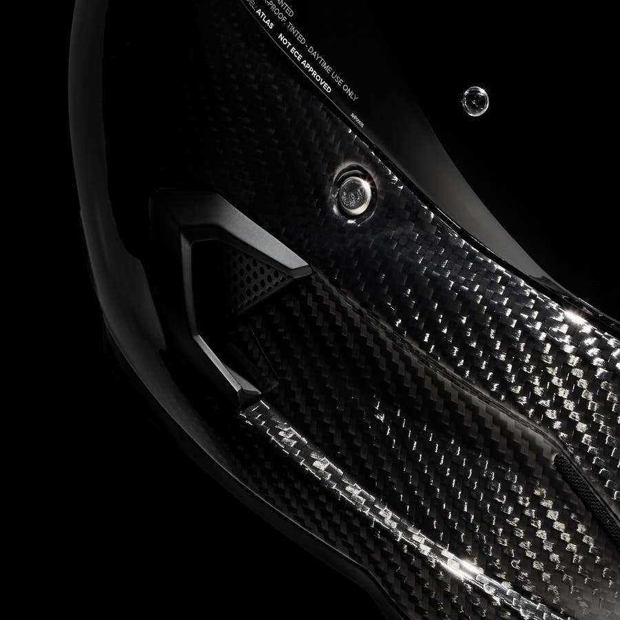 ATLAS 4.0 HELMET - LIQUID CARBON