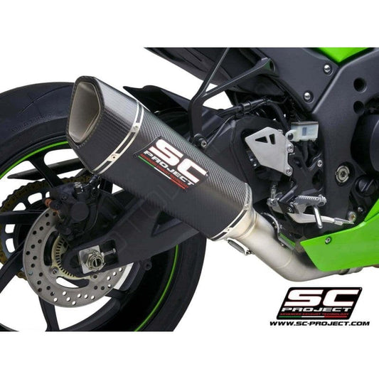 SC PROJECT SC1-R CARBON EXHAUST FOR KAWASAKI ZX10R(2021-23)