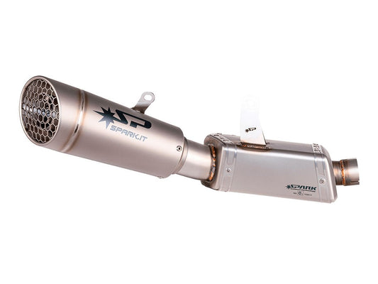 SPARK GRID-O TITANIUM SEMICOMPLETE EXHAUST SYSTEM TRIUMPH STREET TRIPLE 765 S / R / RS 2017-2025