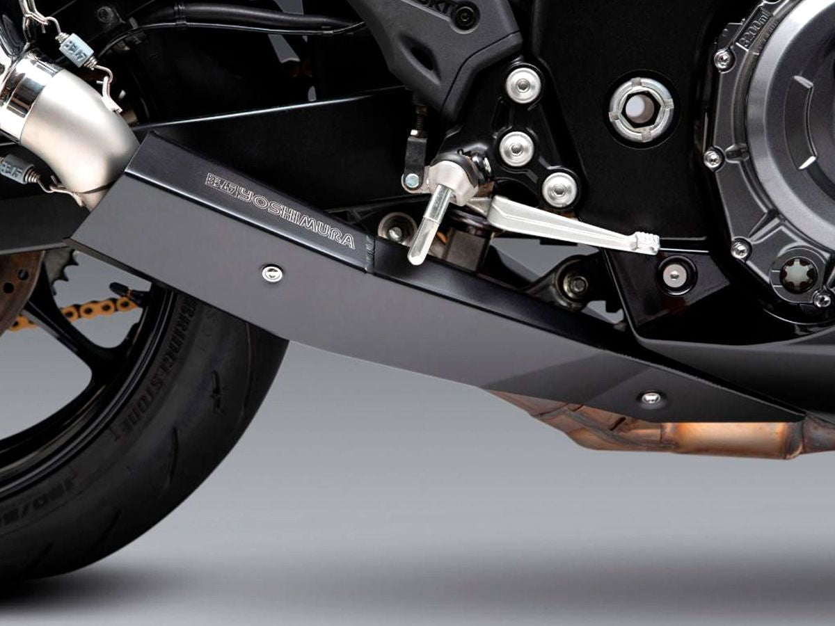 YOSHIMURA R-77 PAIR OF RACE CARBON SLIP-ON EXHAUST SUZUKI GSX 1300 R HAYABUSA 2021-2024