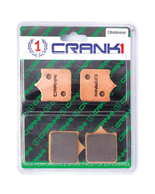 BRAKE PADS FRONT TRIUMPH SPEED TRIPLE/2 SETS – 2011 TO 2016-CB406/4HH-CRANK1 Sintered Brake Pad