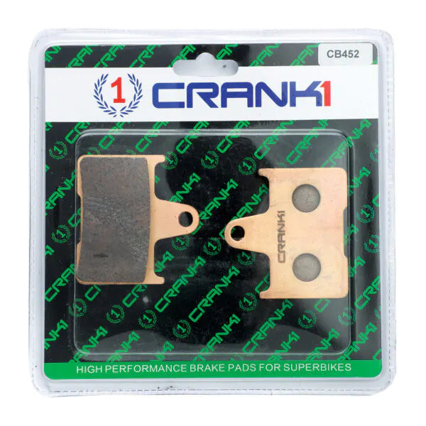 BRAKE PADS REAR HD SPORTSTER  SUPER LOW-2014 TO 2020 – CB452 – CRANK1 Sintered Brake Pad