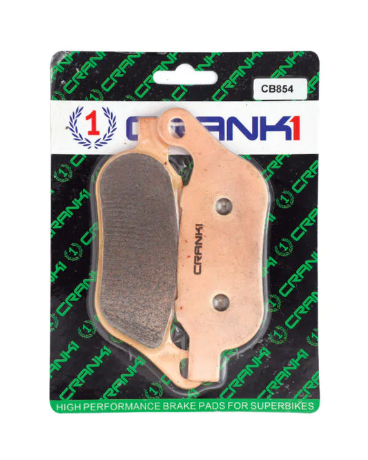 BRAKE PADS REAR HARLEY DAVIDSON DYNA FATBOB 2008 TO 2017- CB854 – CRANK1 Sintered Brake Pad