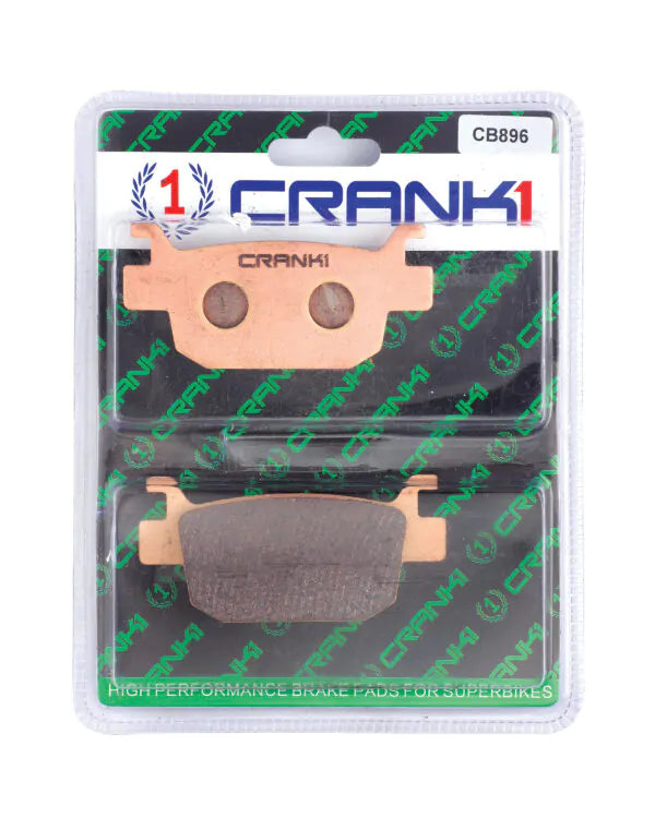 BRAKE PADS REAR BENELLI TRK 502 – 2017 ONWARDS-CB896-CRANK1 Sintered Brake Pad