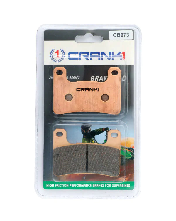 BRAKE PADS FRONT KAWASAKI NINJA 1000 (2 SETS)–2015 TO 2019-CB973 – CRANK1 Sintered Brake Pad