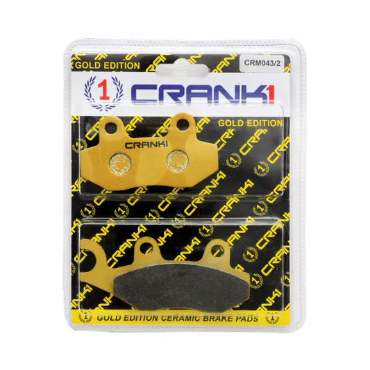 BRAKE PAD FOR REAR TRIUMPH BONNEVILLE T100-CRM043/2-CRANK1 Ceramic Brake Pads