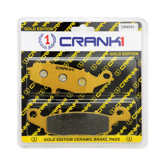 BRAKE PAD FOR FRONT KAWASKI NINJA 650-2006 TO 2016-CRM253-CRANK1 Ceramic Brake Pads