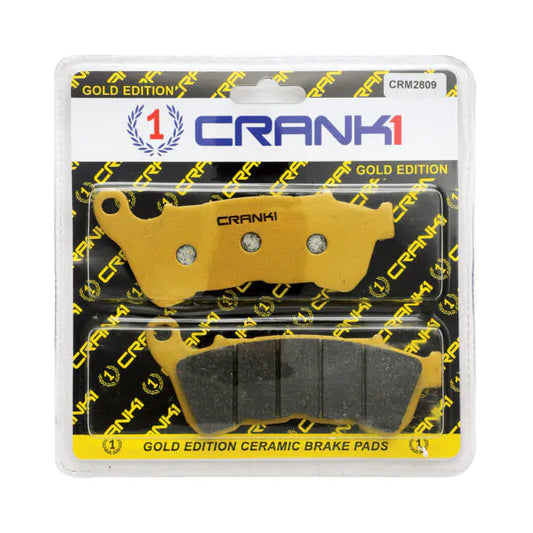 BRAKE PAD FOR FRONT HARLEY-DAVIDSON IRON 883-2014 ONWARDS-CRM2809-CRANK1 Ceramic Brake Pads