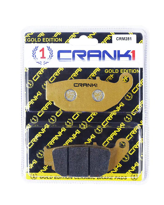 BRAKE PAD FOR REAR SUZUKI GIXER 150 -CRM281-CRANK1 Ceramic Brake Pads