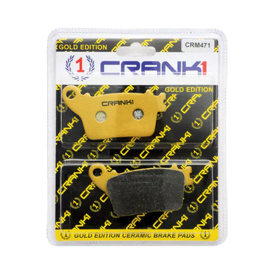 BRAKE PAD FOR REAR HONDA CBR 1000-2006 TO 2015-CRM471-CRANK1 Ceramic Brake Pads