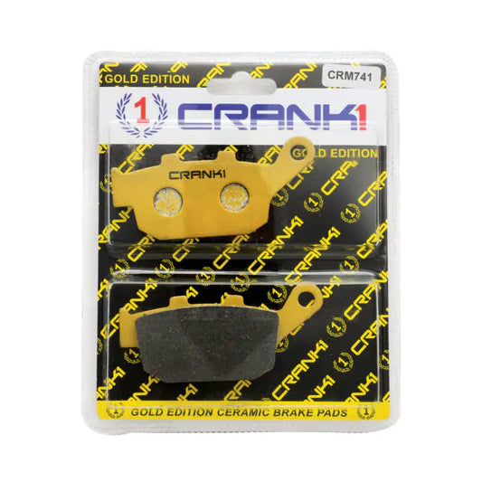 BRAKE PAD FOR REAR HONDA CBR 250R (ABS) -CRM741-CRANK1 Ceramic Brake Pads