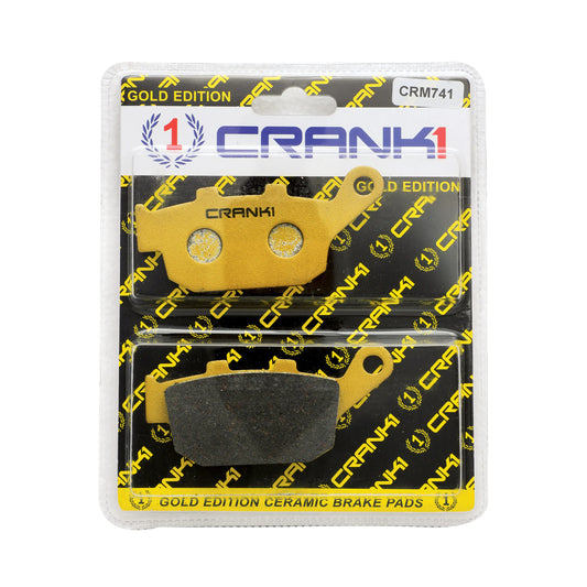 BRAKE PAD FOR REAR HONDA CBR 650R-CRM741-CRANK1 Ceramic Brake Pads