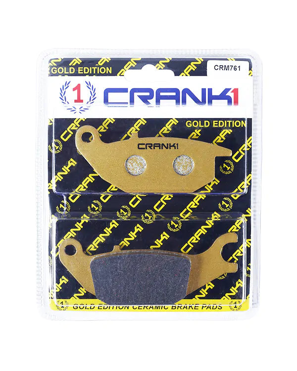 BRAKE PAD FOR REAR HONDA CB 350 HIGHNESS-CRM761-CRANK1 Ceramic Brake Pads