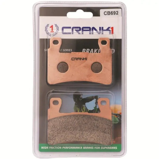 BRAKE PADS FRONT KAWASAKI NINJA ZX6R (2 SETS)- 2019 ONWARDS- CB692 – CRANK1 Sintered Brake Pad