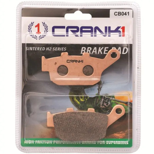 BRAKE PADS REAR KAWASAKI Z800-2013 TO 2016-CB041-CRANK1 Sintered Brake Pad