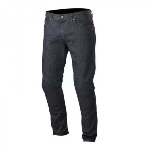 ALPINESTARS HONDA COPPER DENIM DARK BLUE RED PANTS - Image 2