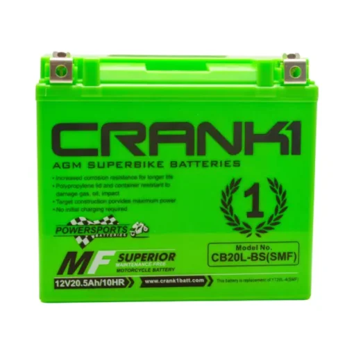 BATTERY FOR TRIUMPH ROCKET III 2300CC-CB20L-BS-CRANK1 Batteries - Image 2