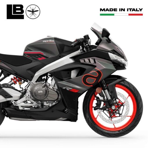 LabelBike 3D Stickers Side Tank Protections Compatible with Aprilia RS 457 2025 - Purple - SBK Motoparts - Image 2