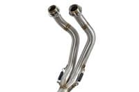 NINJA ER650 12-17 De Cat Exhaust System 300mm Hexagonal Stainless Silencer