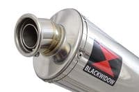 NINJA ER-6N ER-6F ER650 05-11 Low Level DeCat Exhaust System 300mm Round Stainless Silencer