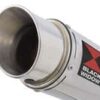 NINJA ER650 05-11 Low Level DeCat Exhaust System 300mm Round Stainless Silencer