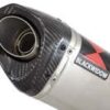 NINJA ER650 05-11 Low Level DeCat Exhaust System 300mm Oval Stainless Silencer