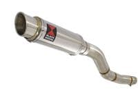 NINJA ER-6N ER-6F ER650 05-11 High Level Exhaust Silencer 230mm GP Round Stainless