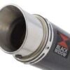 NINJA ER650 12-17 De Cat Exhaust System 350mm GP Round Carbon Silencer
