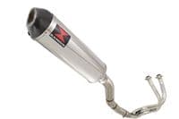 NINJA ER-6N ER-6F ER650 05-11 High Level Exhaust Silencer 400mm Oval Stainless