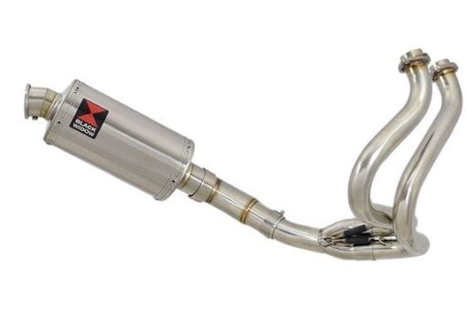 NINJA ER650 05-11 Low Level DeCat Exhaust System 230mm Oval Stainless Silencer - Image 2