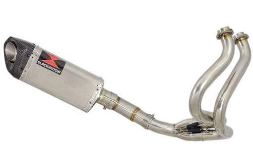 NINJA ER650 05-11 Low Level DeCat Exhaust System 300mm Oval Stainless Silencer - Image 2