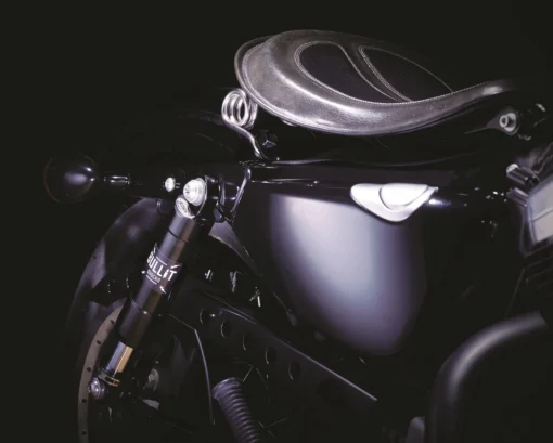 HARLEY DAVIDSON - REAR SHOCK ABSORBERS - BULLIT (CHROME) - Image 2
