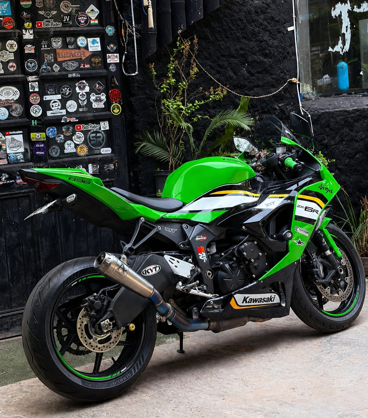 Sbk Racelab ZX6R Grade 5 Titanium (Ti-6Al-4V) Alloy Middle Pipe High Temperature Resistance Non-Destructive 2025-26 - Image 4