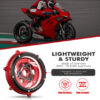 NICECNC Racing Clear Clutch Cover & Spring Retainer For Ducati Panigale V4 V4S SPECIALE (3 Months Replacement Warranty)