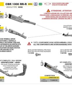ARROW EXHAUST -BMW S 1000 RR 2017/2018