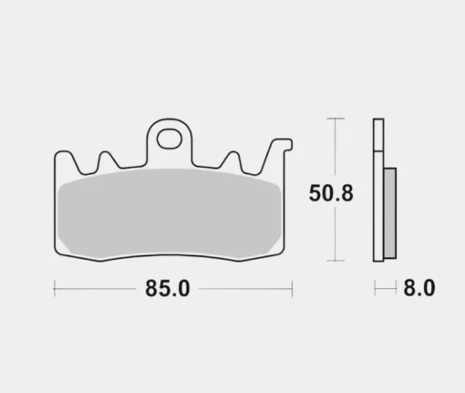 Front Brake Pads Sintered - 07BB38SA - Brembo - Image 2