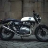 RE 650 2 x 1 Full System Fat Cans - Interceptor / Continental GT EXHAUST