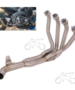 For Kawasaki Z900 2017-2023 Protech Headers Stock Muffler Exhaust System Front Header Pipe