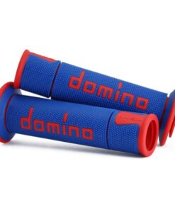 Domino Handlebar Grips Blue/Red â€“ A45041C4248B7-0