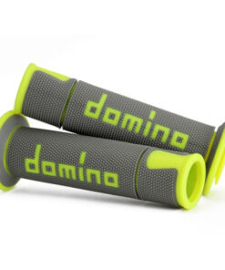 Domino Handlebar Grips Grey/Fluo Yellow â€“ A45041C5052B7-0