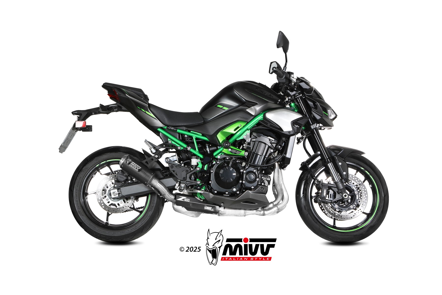 MIVV MK3 CARBON SILENCER KAWASAKI Z 900 2025