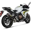 AKRAPOVIC APPROVED EXHAUST CARBON SILENCER HONDA CBR 400 R / CBR 500 R 2020-2025