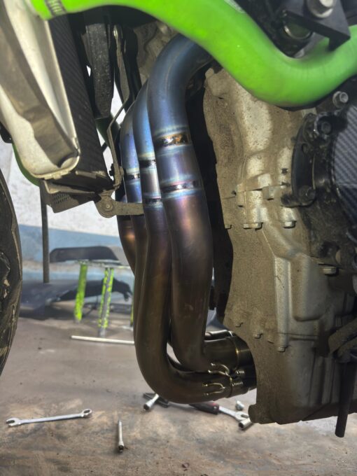 SBK RaceLab Full Titanium( GRADE-5) Handmade Headers for Kawasaki  ZX6R- 2024-25 - Image 2