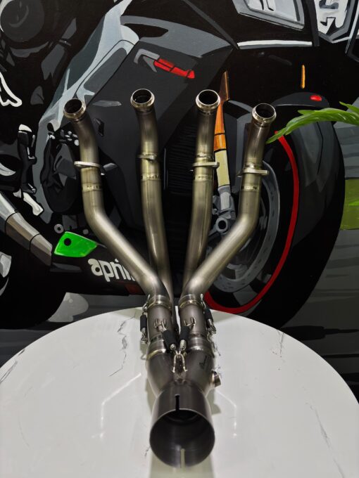 SBK RaceLab Full Titanium( GRADE-5) Handmade Headers for Kawasaki  ZX6R- 2024-25 - Image 6