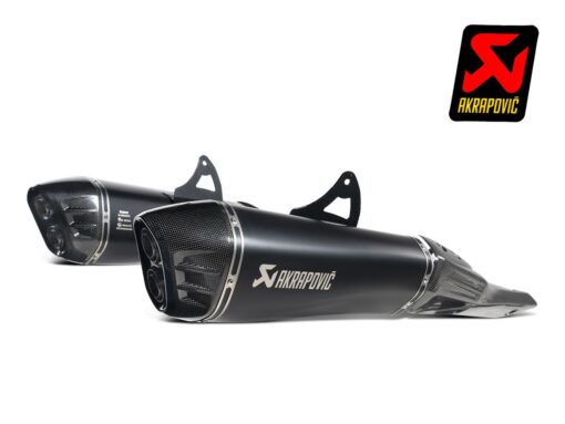 AKRAPOVIC SLIP ON BLACK TITANIUM SILENCER SUZUKI GSX 1300 R HAYABUSA 2021-2025