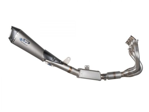 COMPLETE EU5 LATERAL EXHAUST KONIX EVO TITANIUM SPARK TRIUMPH STREET TRIPLE 765 RS / R / MOTO2 2023-2024