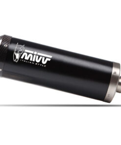 MIVV BLACK SILENCER OVAL STAINLESS STEEL SYM ADX TG 400 2025