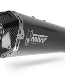 MIVV DELTA RACE SILENCER BLACK STEEL CARBON HONDA FORZA 750 2025