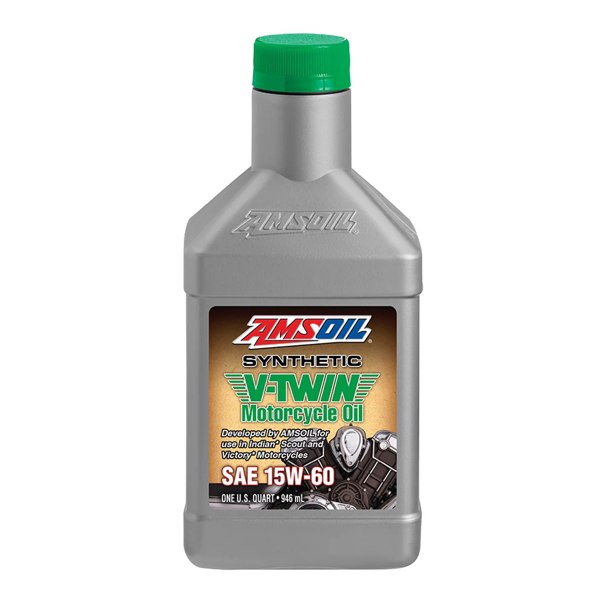 MSVQT-EA | Amsoil | 15W-60 Synthetic V-Twin Motorcycle Oil - Image 2